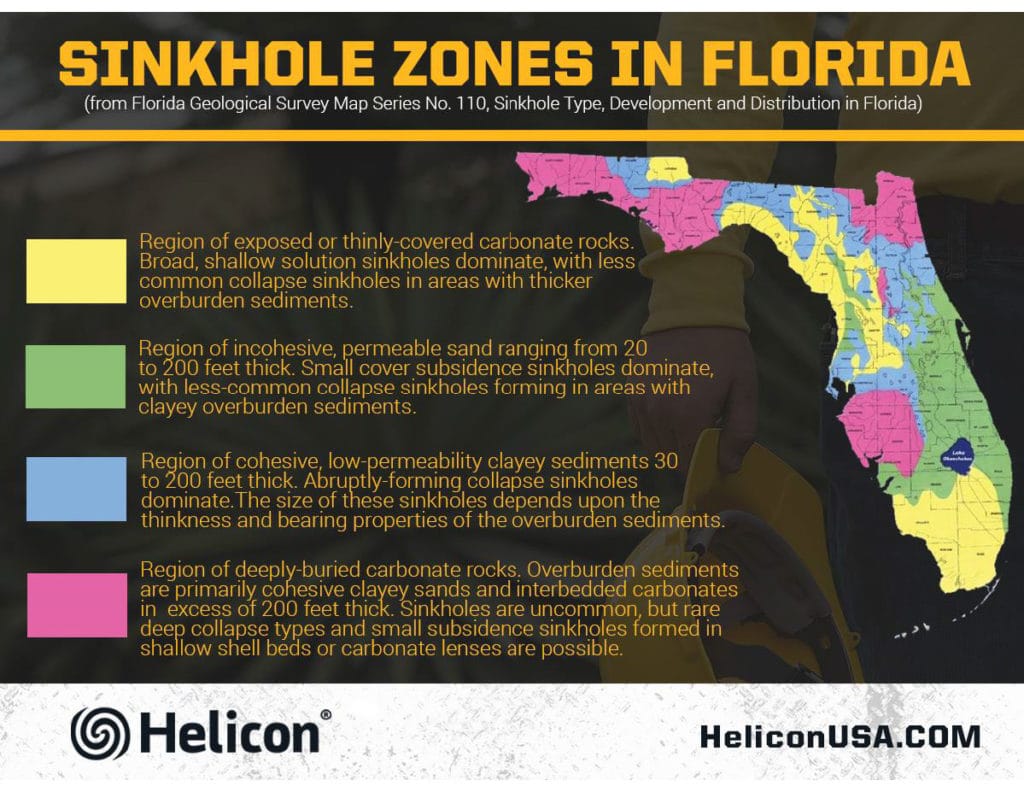 Map Of Florida Sink Holes Lake Florida Map