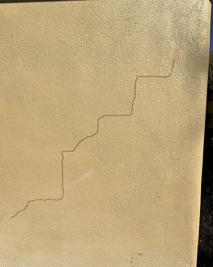 foundation stair step cracks